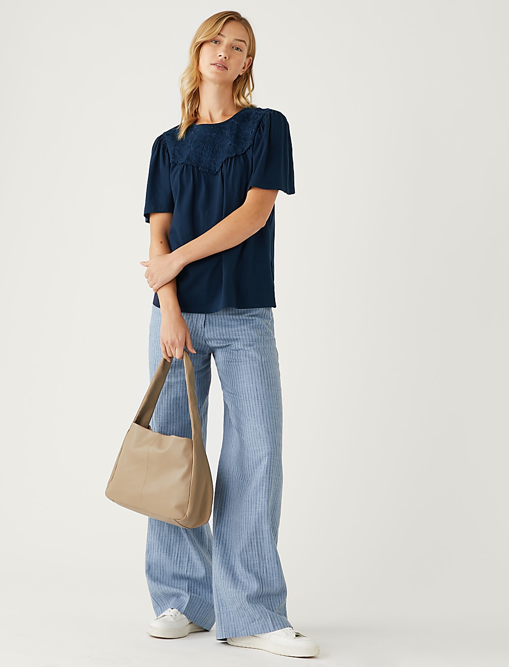 Jersey Embroidered Regular Fit Top