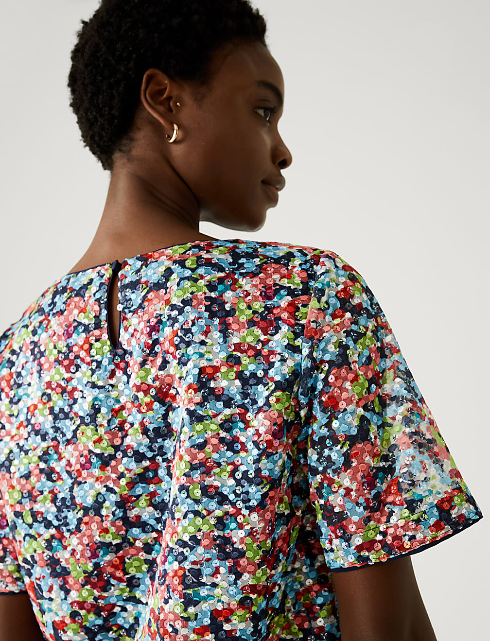 Jersey Sequin T-Shirt