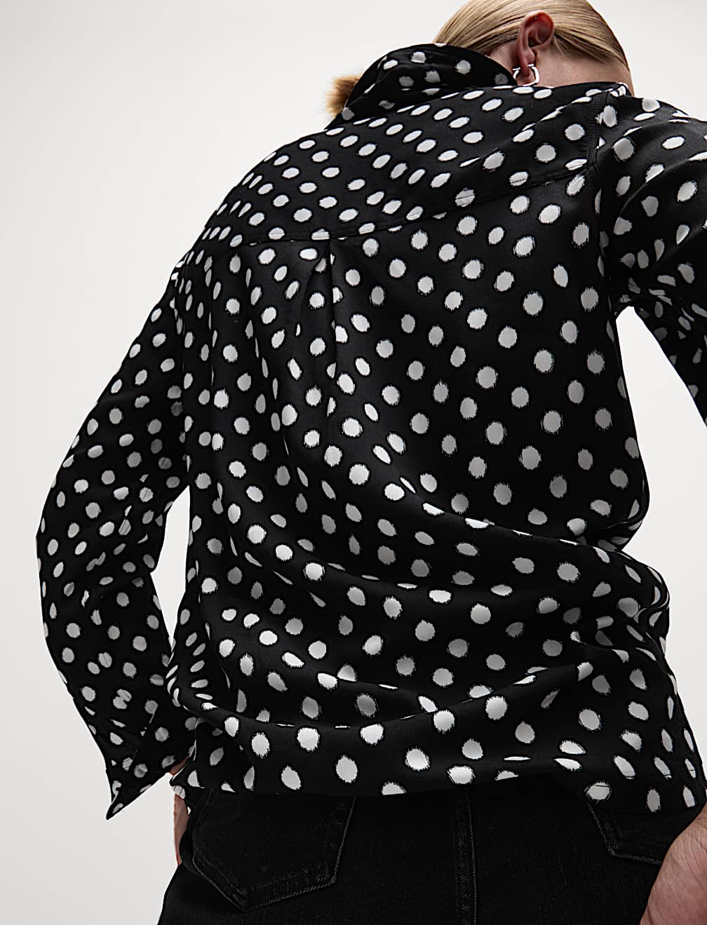 Printed Collared Button Through Shirt