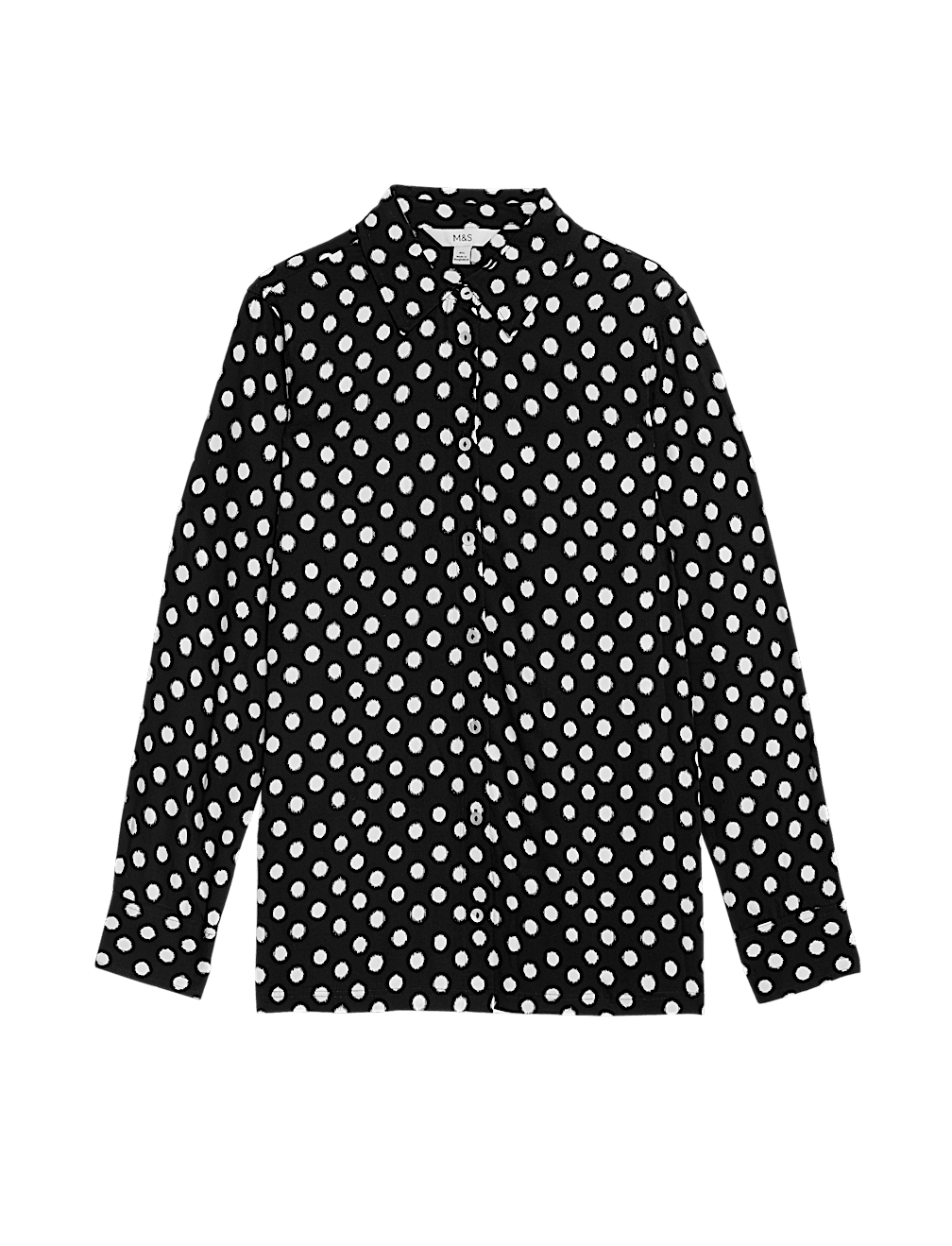 Printed Collared Button Through Shirt