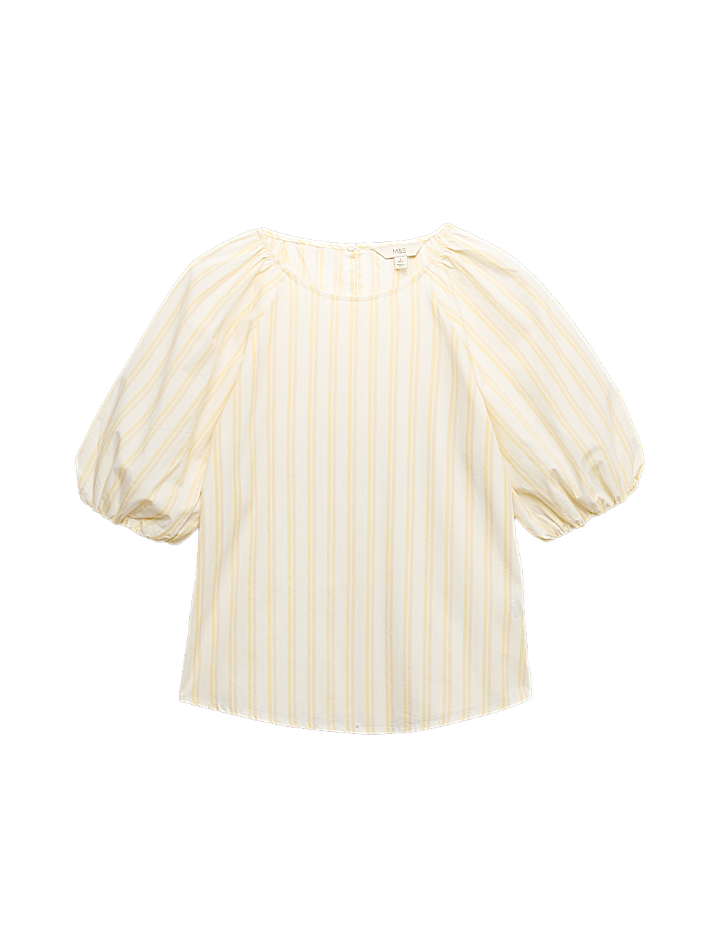 Pure Cotton Printed Puff Sleeve Blouse