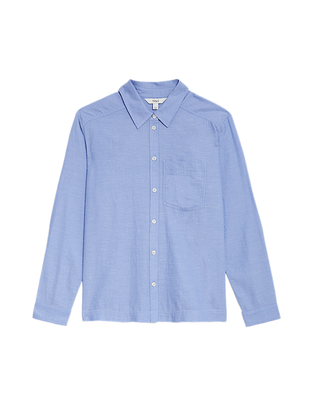 Pure Cotton Collared Shirt