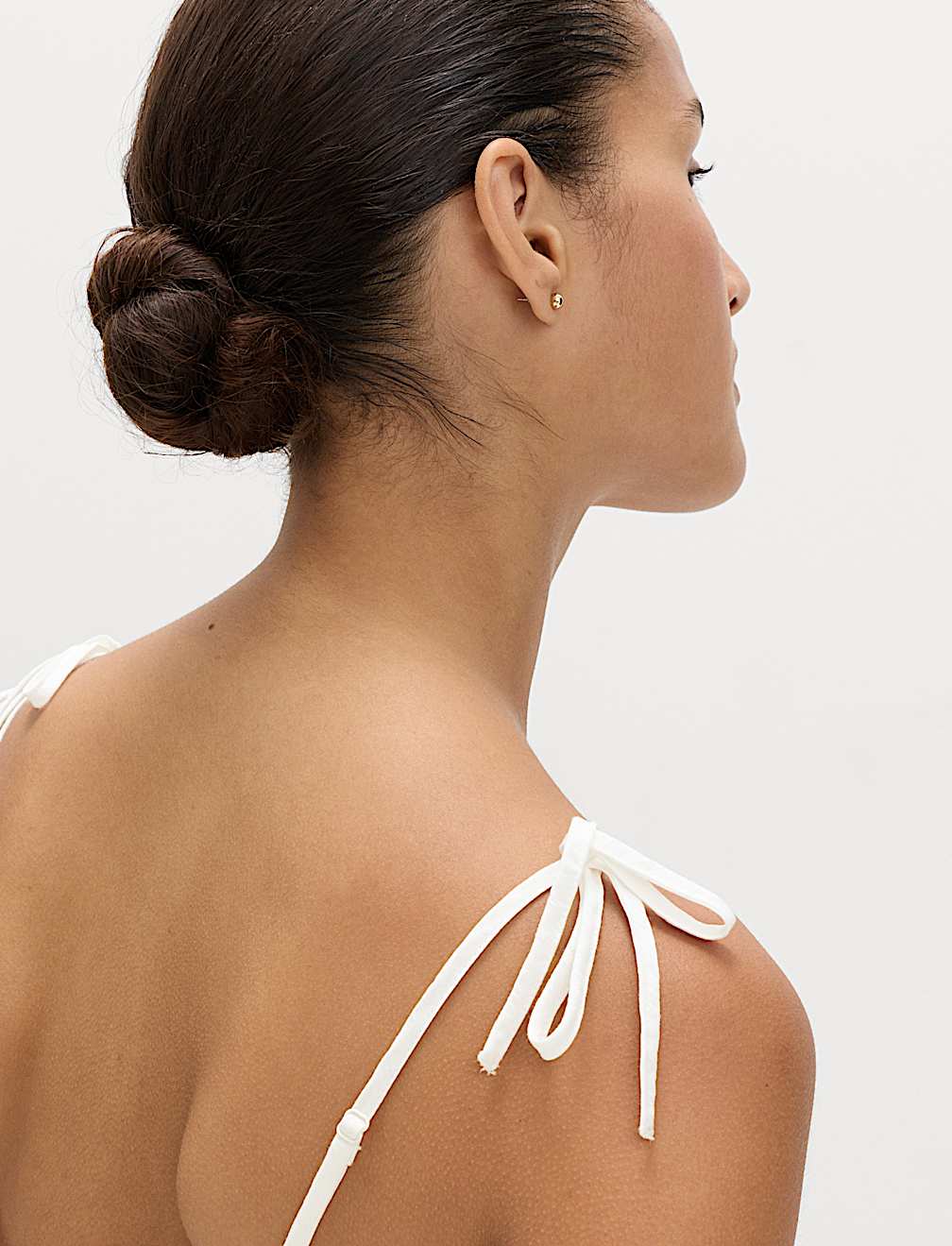 Textured Tie Detail Cami Top
