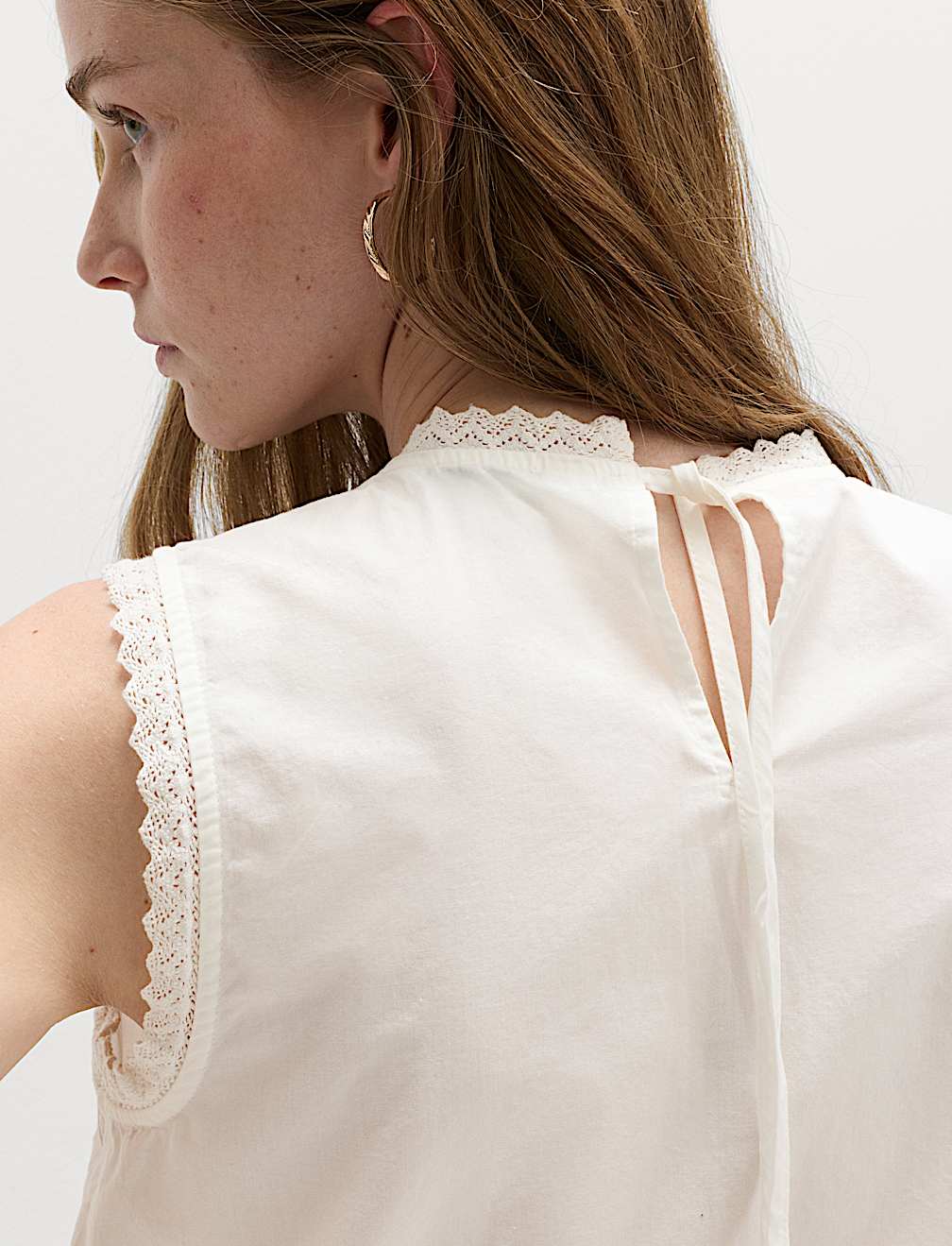Pure Cotton Embroidered Top