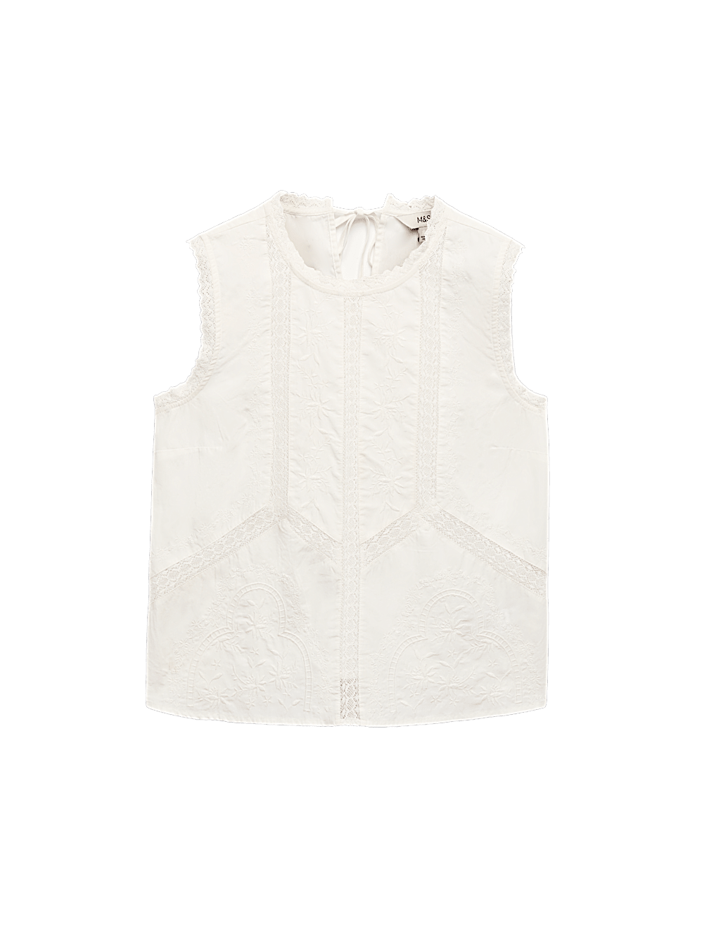 Pure Cotton Embroidered Top