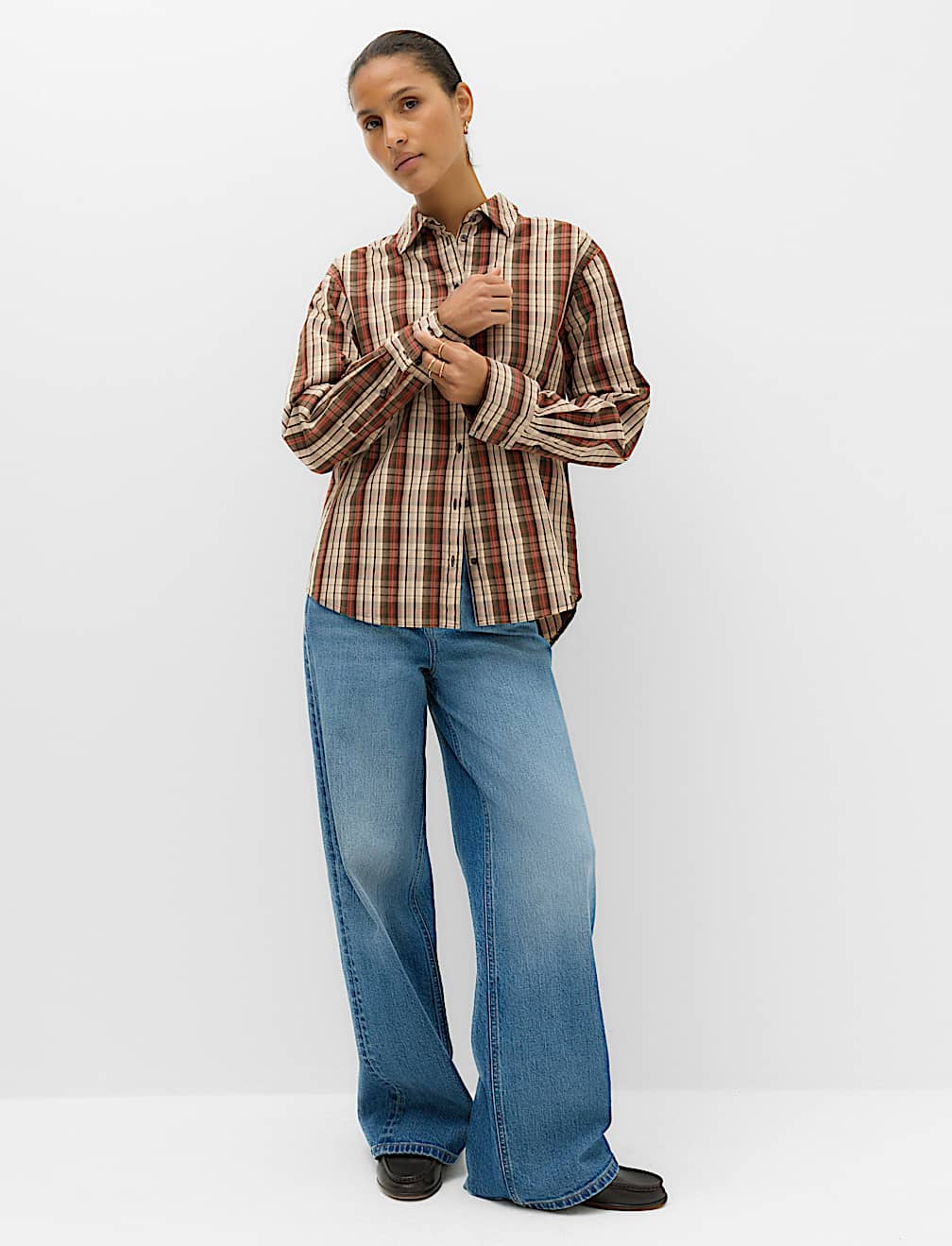 Pure Cotton Checked Shirt