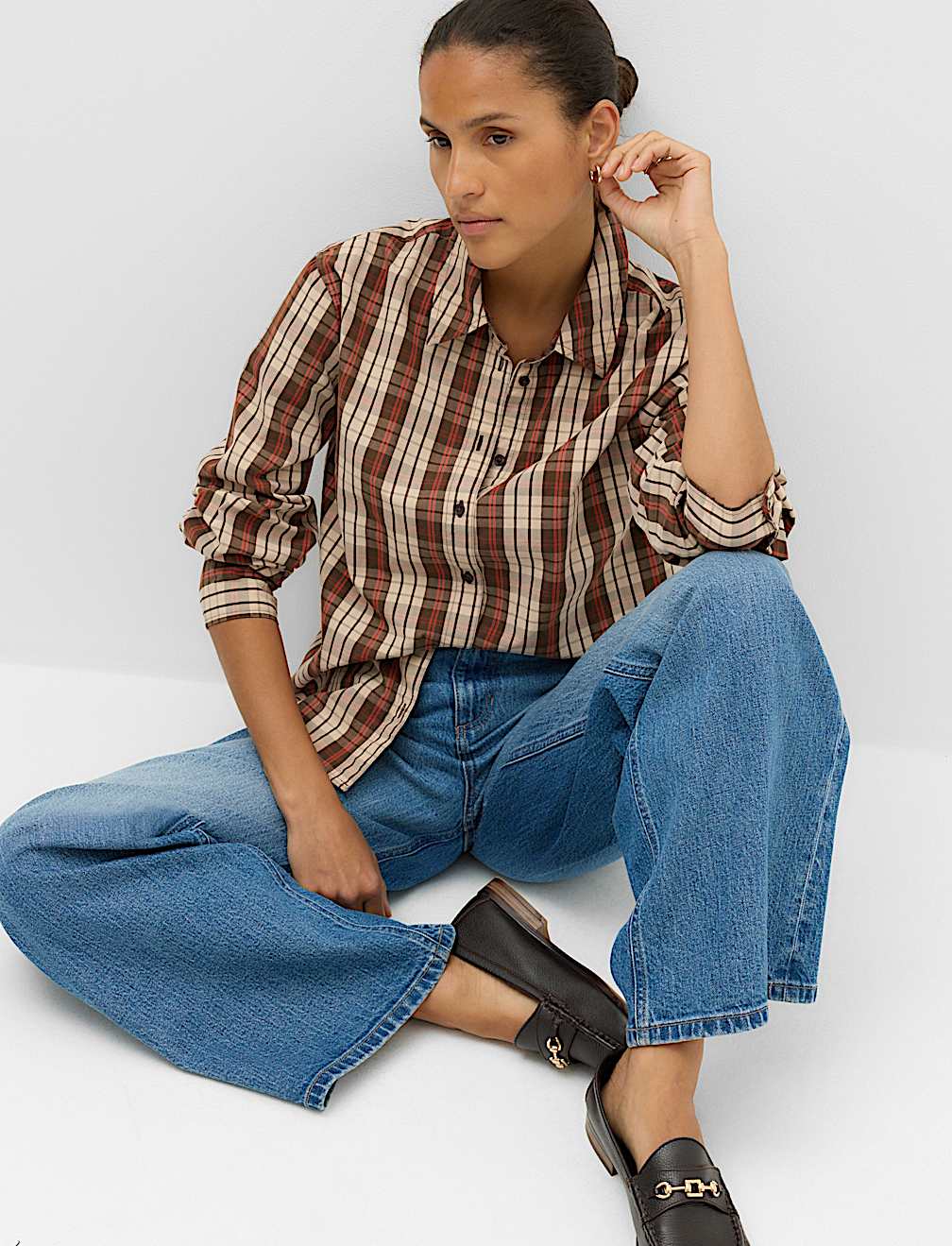 Pure Cotton Checked Shirt