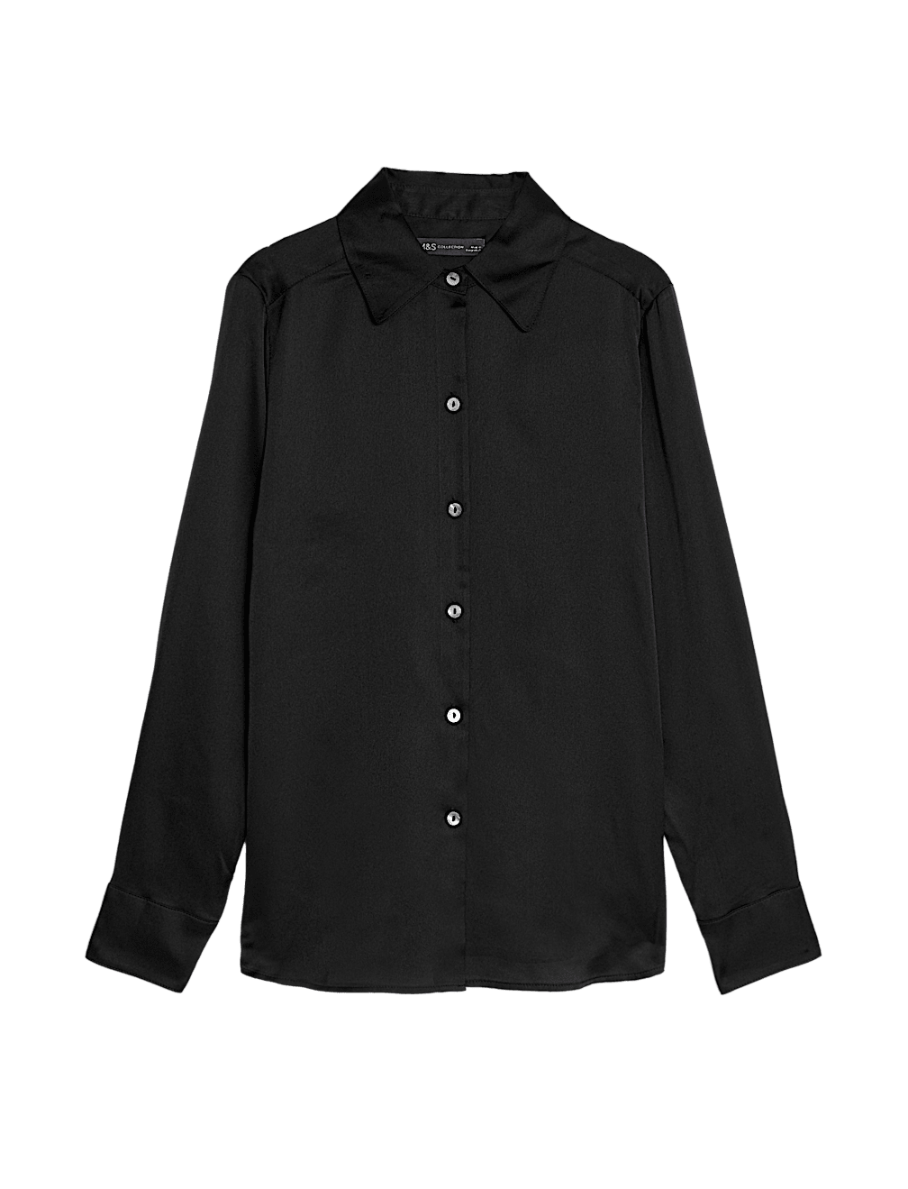 Satin Collared Shirt