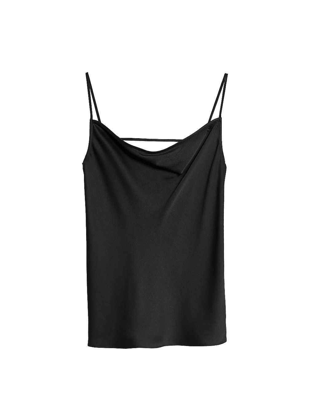 Satin Cowl Neck Cami Top