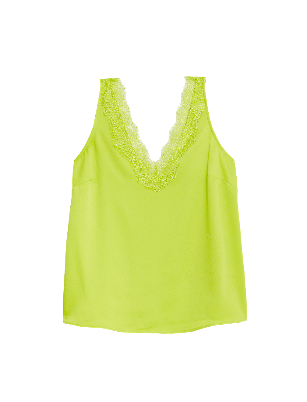 V-Neck Lace Detail Cami Top