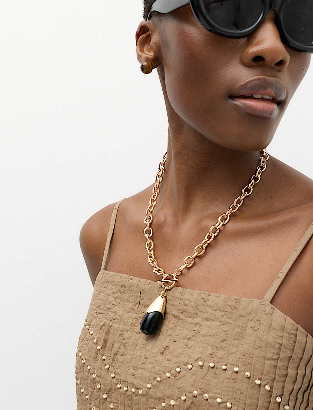 Pure Cotton Embellished Square Neck Cami