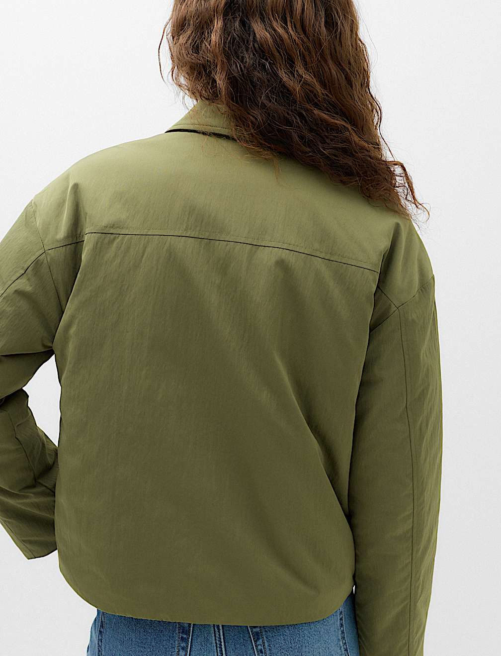 Padded Collared Short Jacket