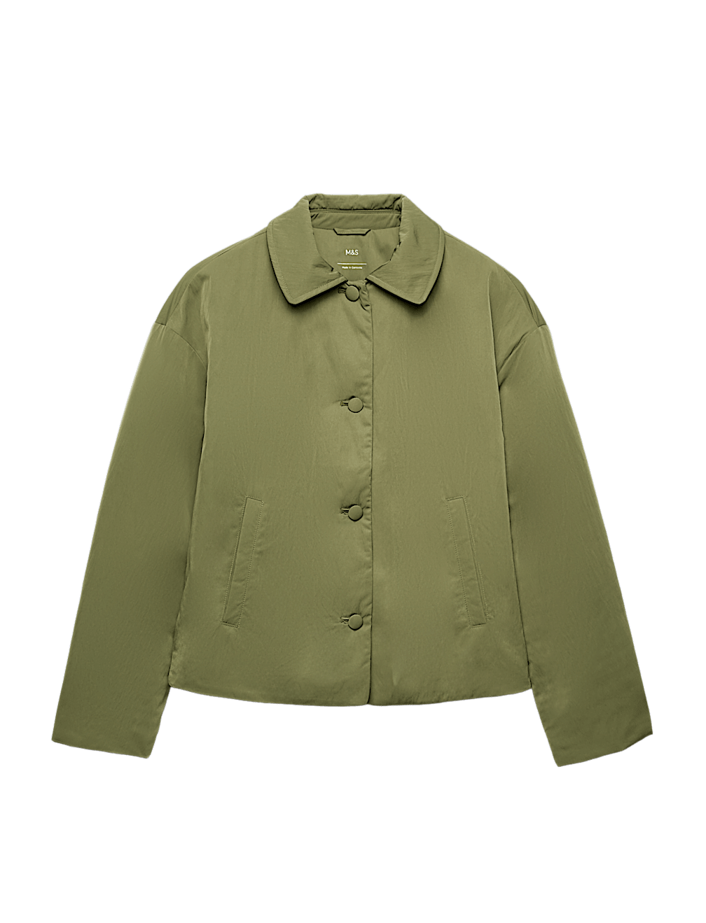 Padded Collared Short Jacket