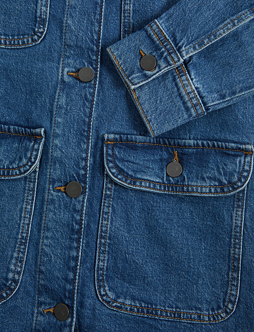 Cotton Rich Denim Utility Jacket