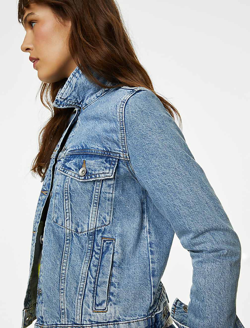 Pure Cotton Denim Jacket