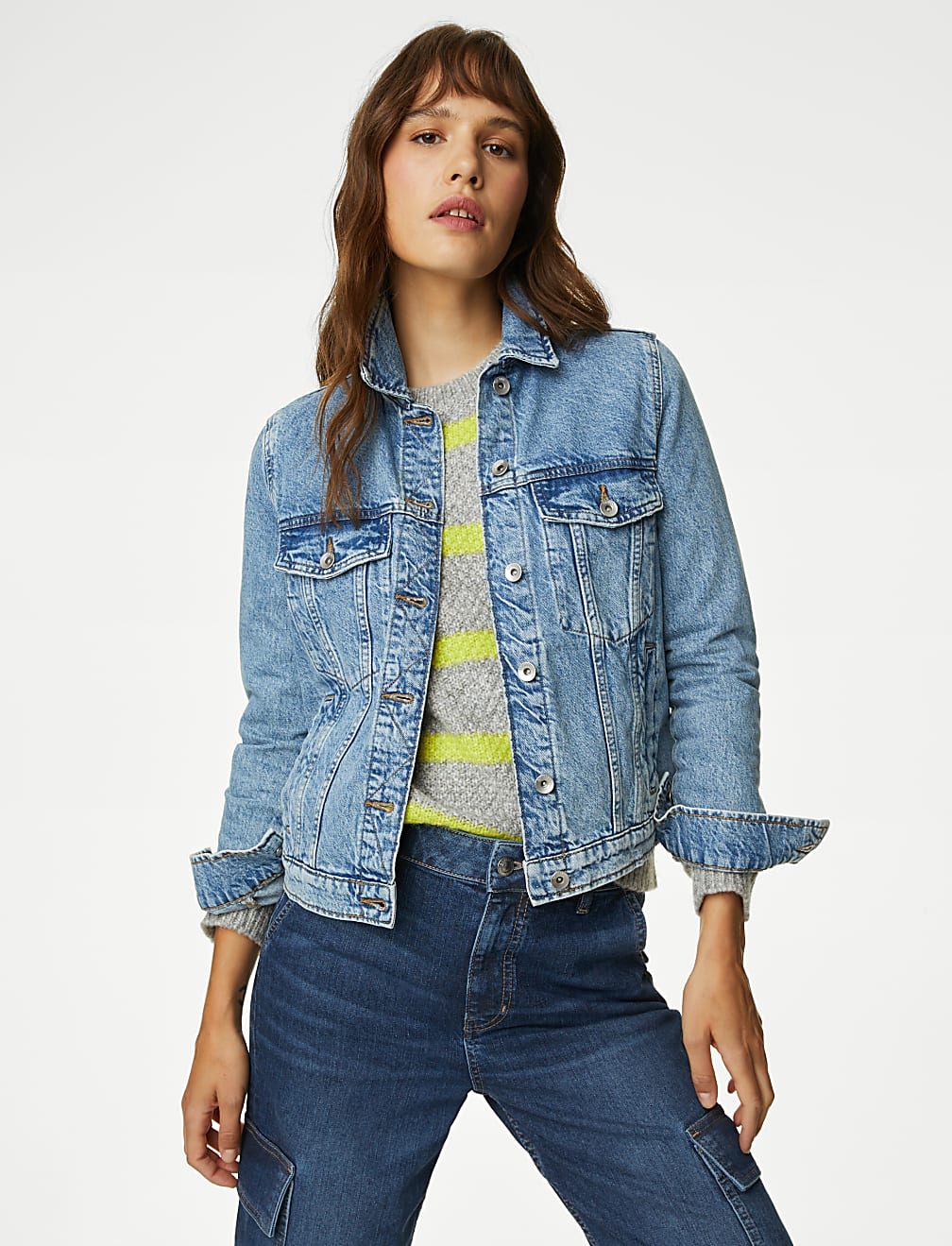 Pure Cotton Denim Jacket
