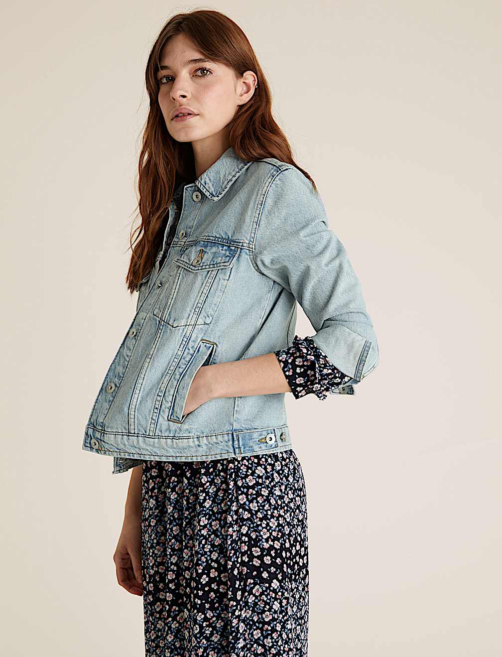 Pure Cotton Denim Jacket