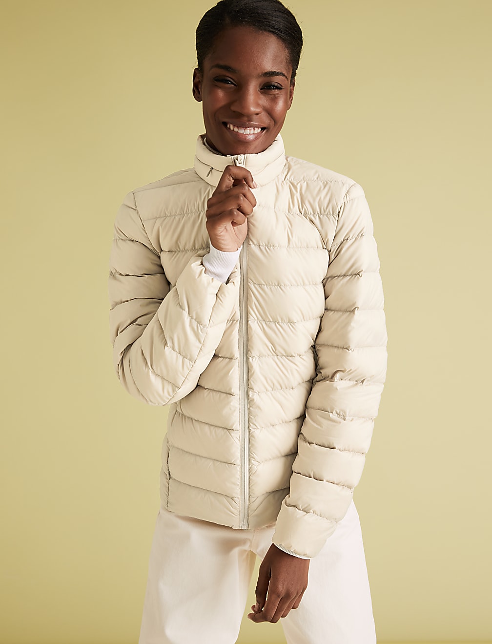 Feather & Down Puffer Jacket