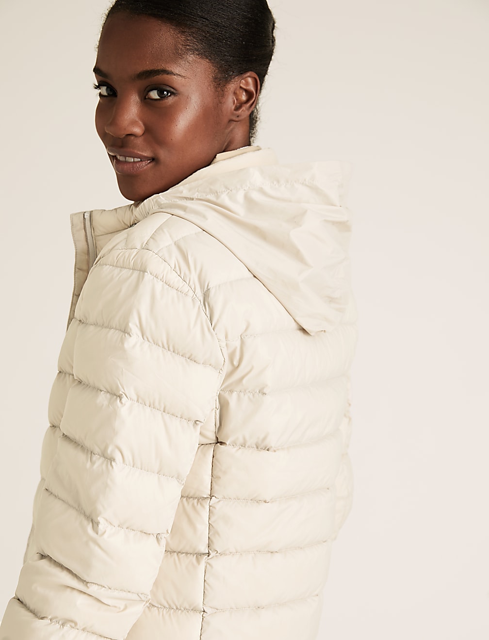 Feather & Down Puffer Jacket