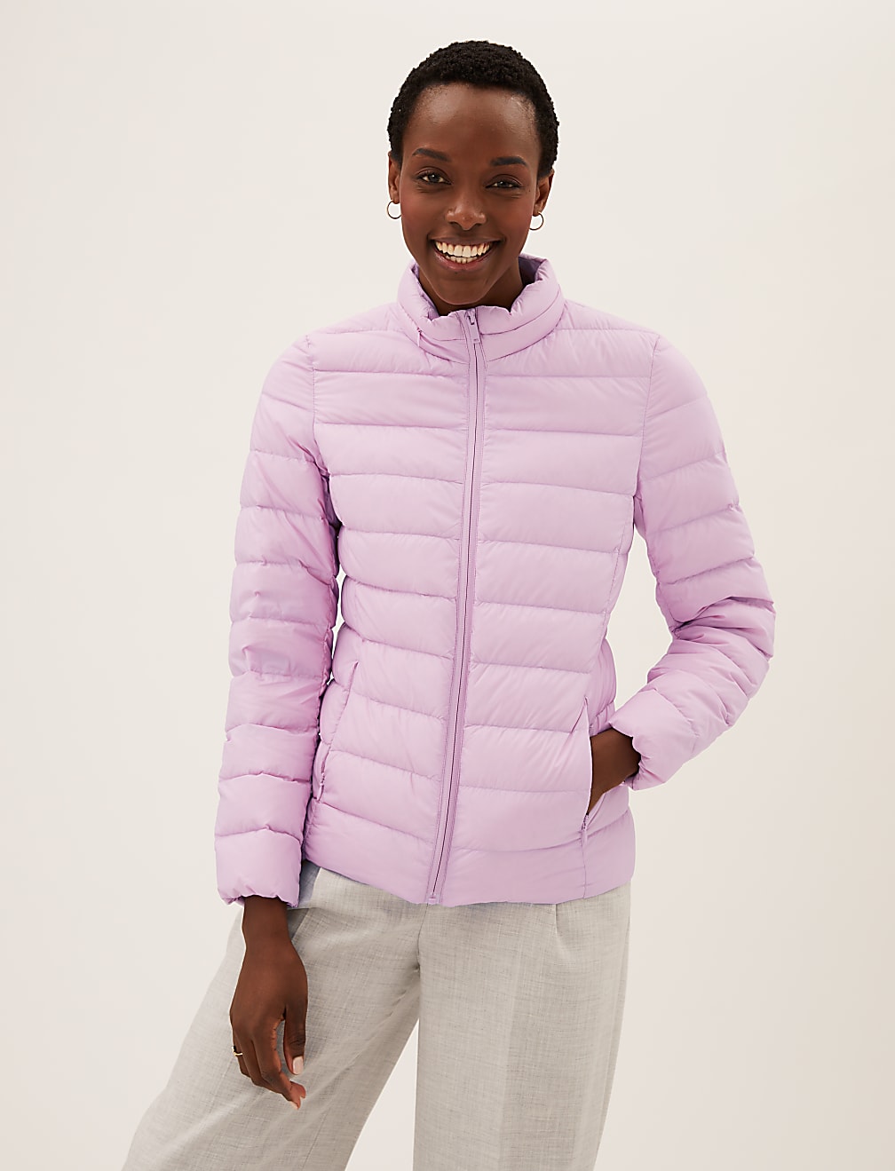 Feather puffer jacket women's discount
