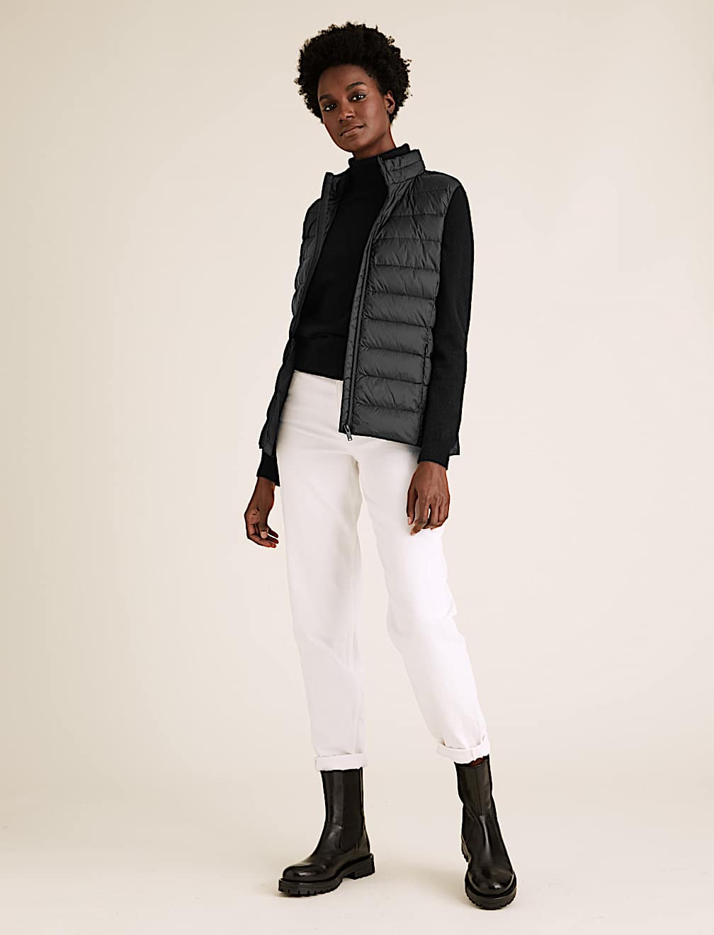 Feather & Down Puffer Gilet