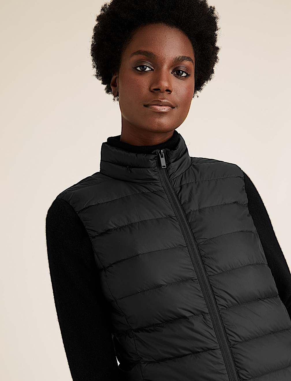 Feather & Down Puffer Gilet