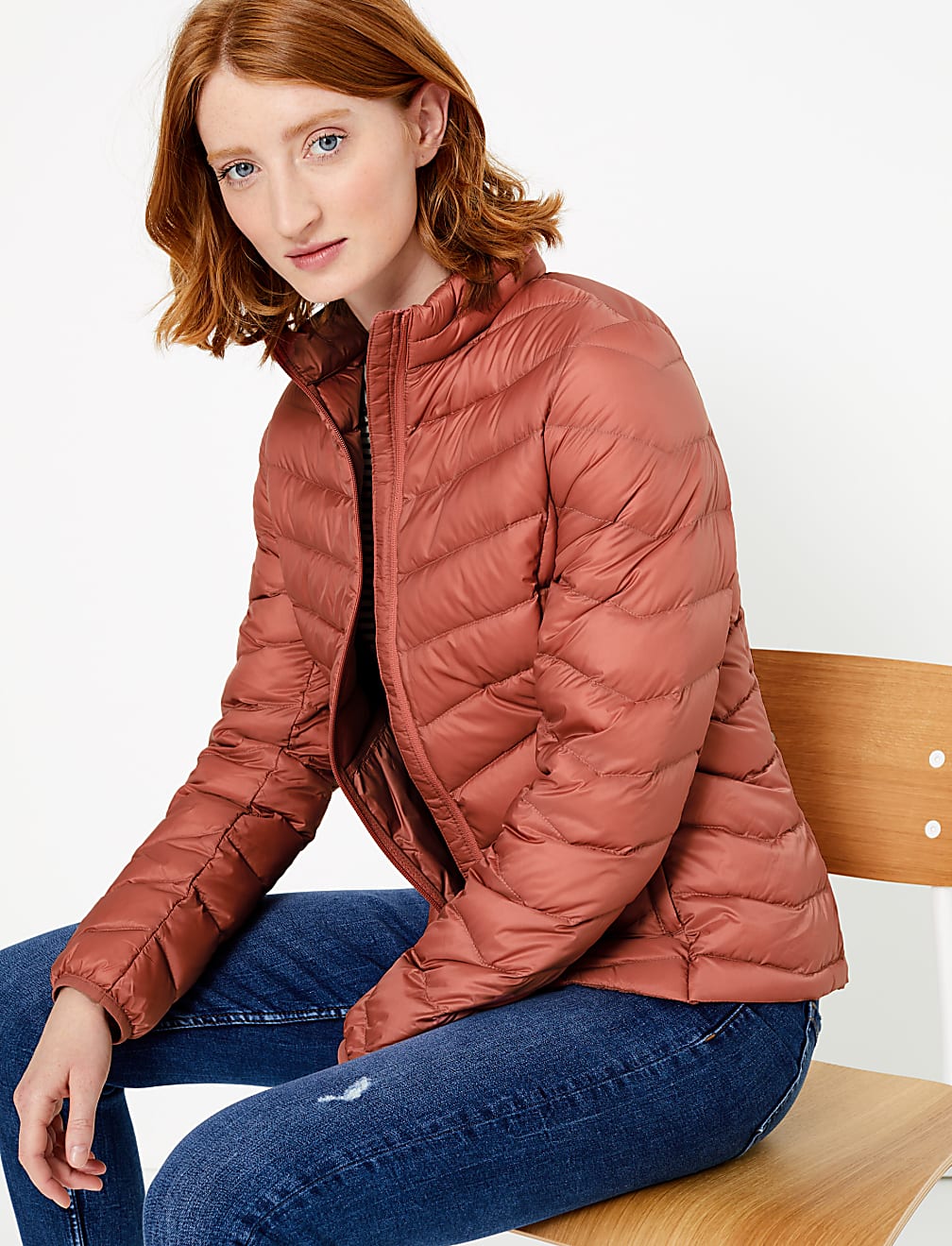 Feather & Down Lightweight Jacket