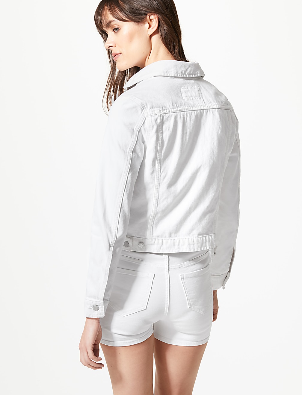 Button Detailed Denim Jacket