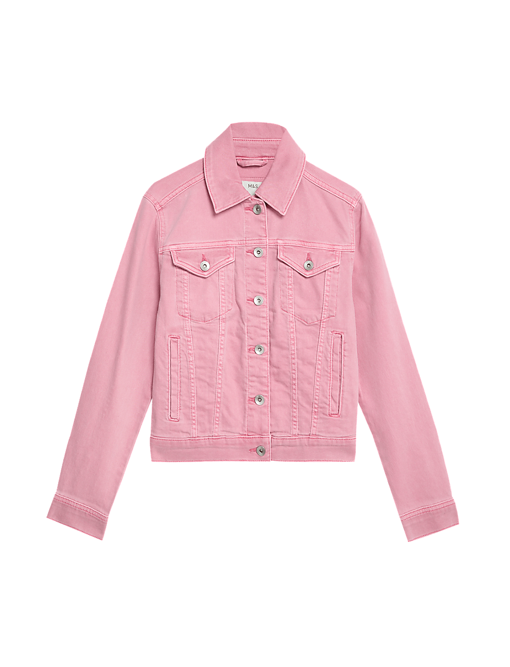Cotton Rich Denim Jacket with Stretch