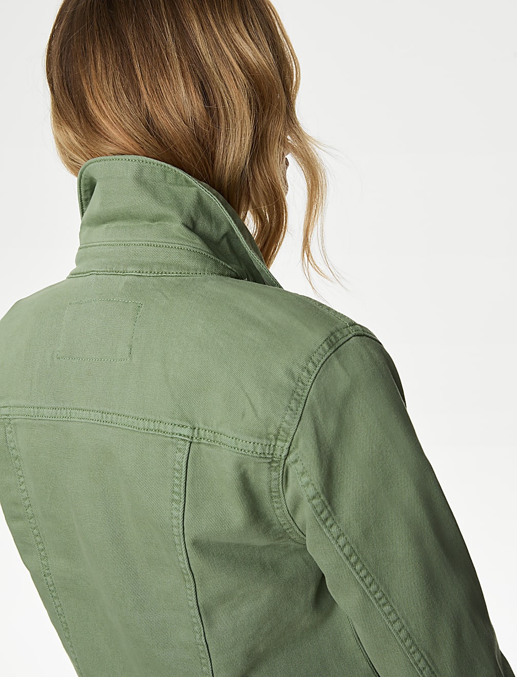 Cotton Rich Denim Jacket with Stretch