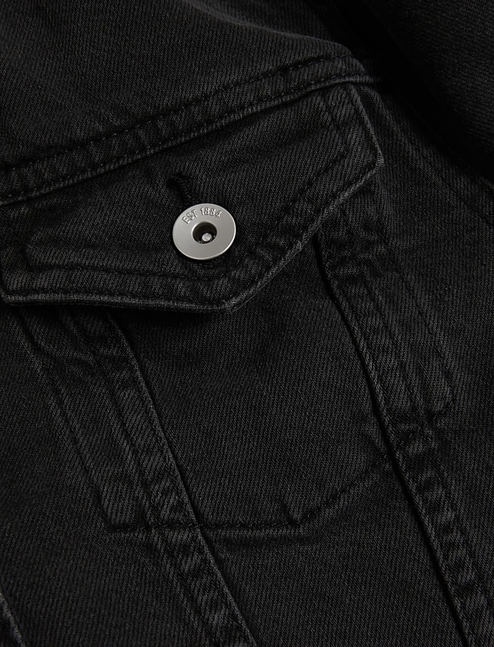 Cotton Rich Denim Jacket with Stretch