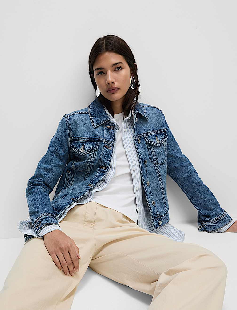 Denim Jacket with Stretch
