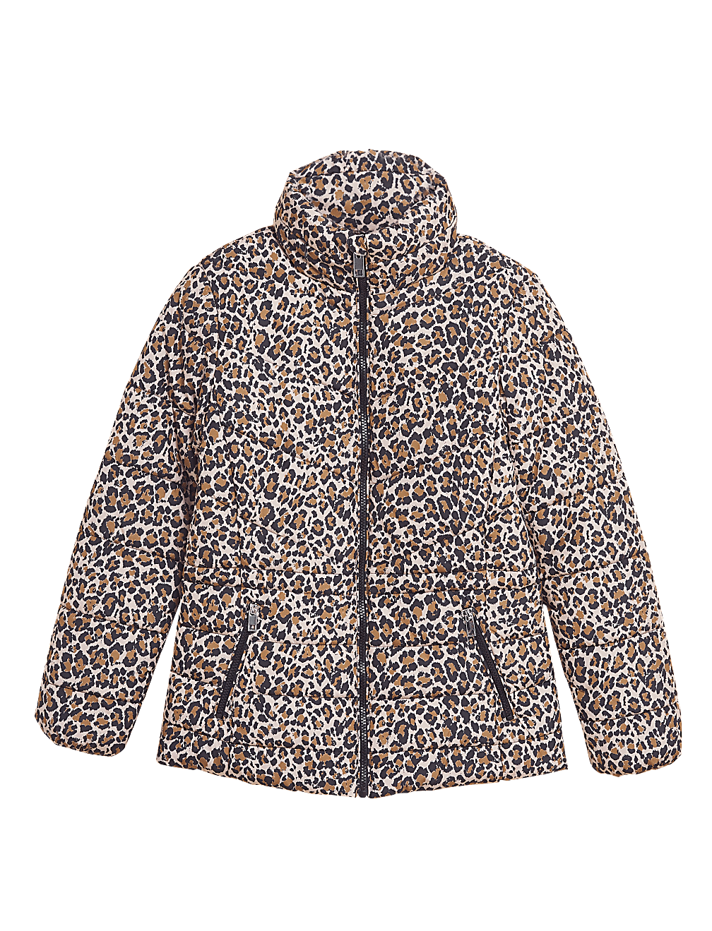 Thermowarmth™ Leopard Print Puffer Coat