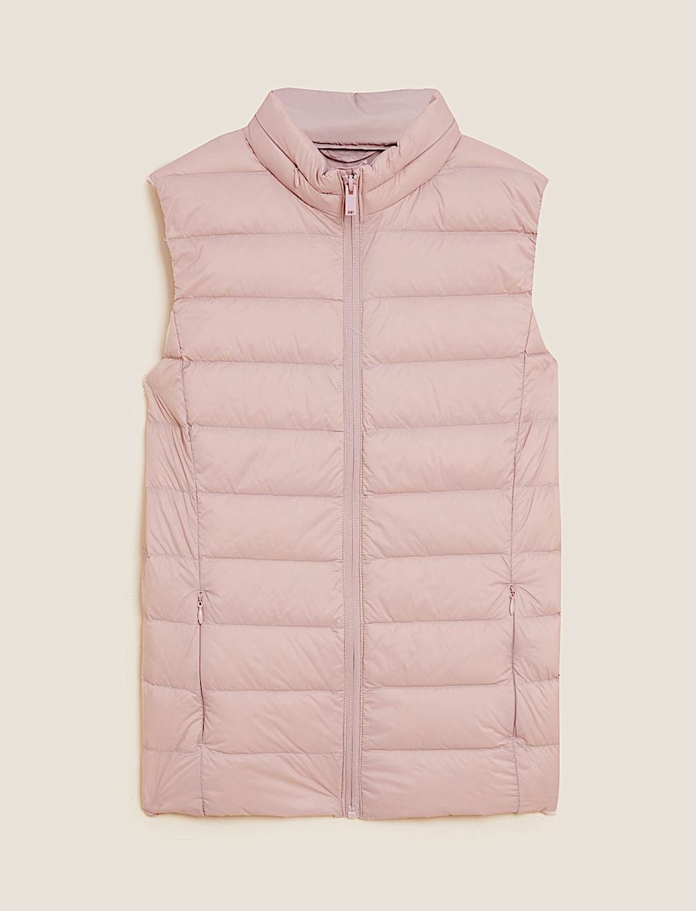 Feather & Down Hooded Puffer Gilet