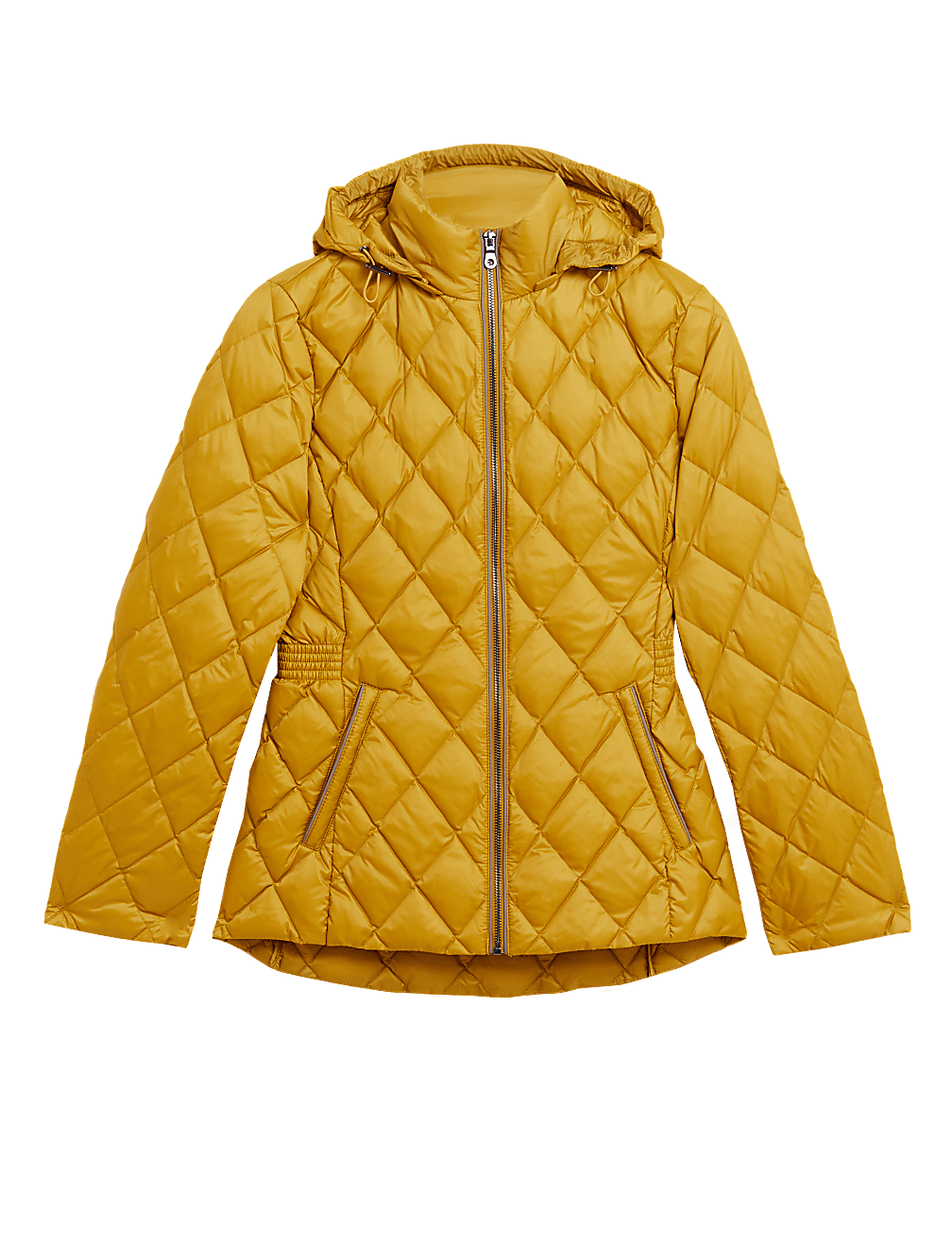 Feather & Down Quilted Puffer Jacket