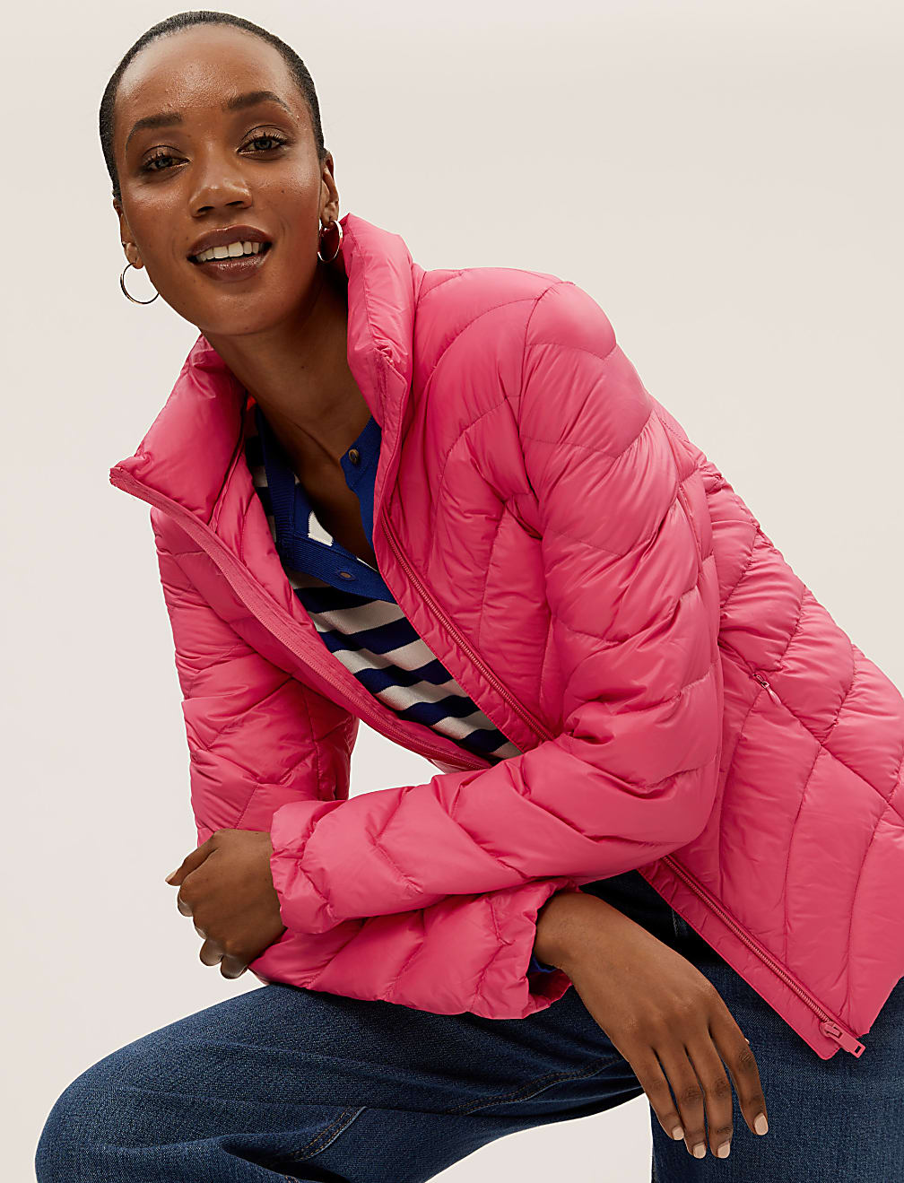Feather & Down Packaway Puffer Jacket