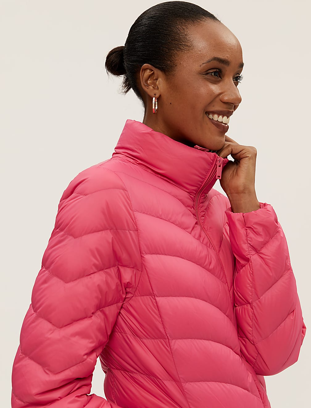 Feather & Down Packaway Puffer Jacket
