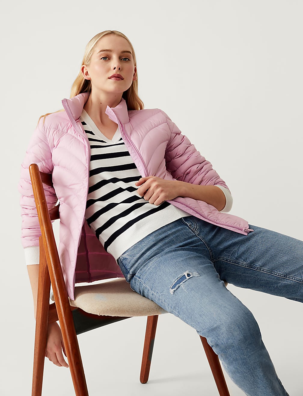 Feather & Down Packaway Puffer Jacket