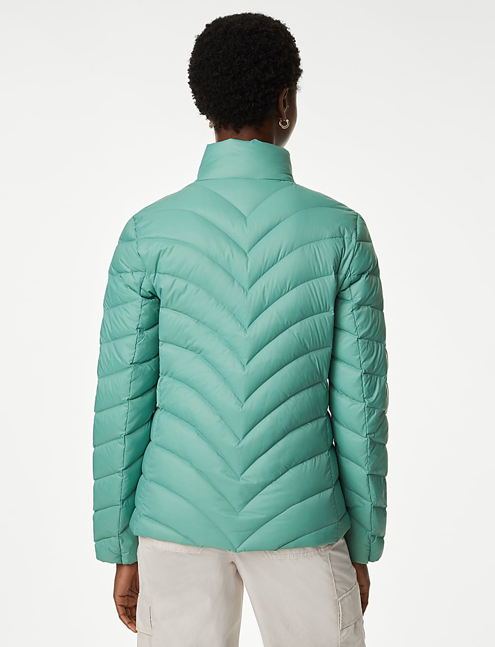 Feather & Down Packaway Puffer Jacket