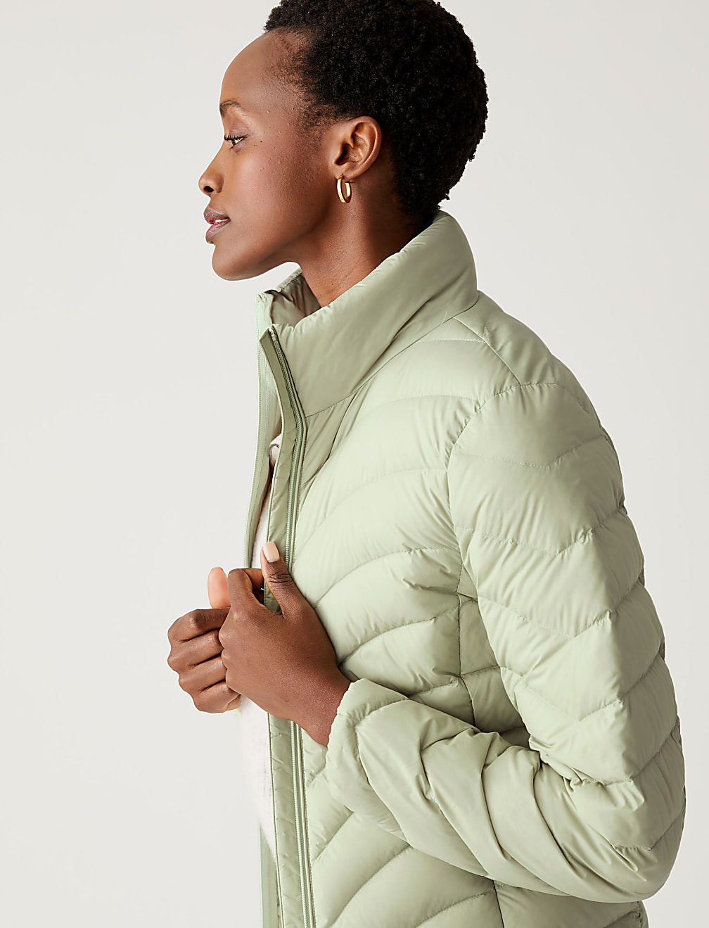 Feather & Down Packaway Puffer Jacket