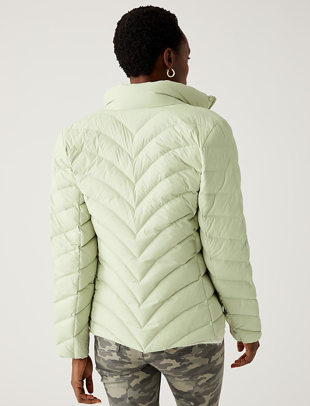 Feather & Down Packaway Puffer Jacket