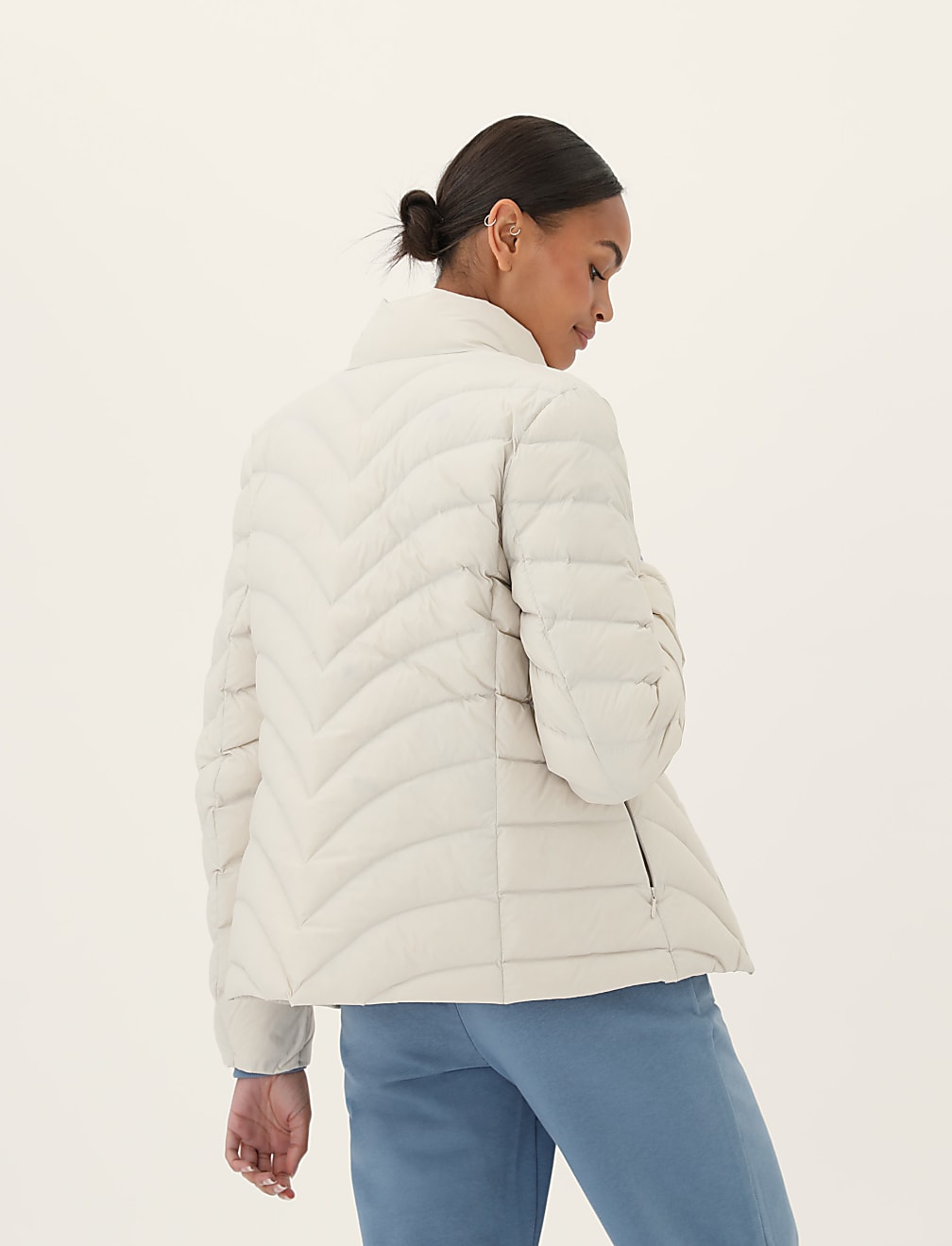 Feather & Down Packaway Puffer Jacket