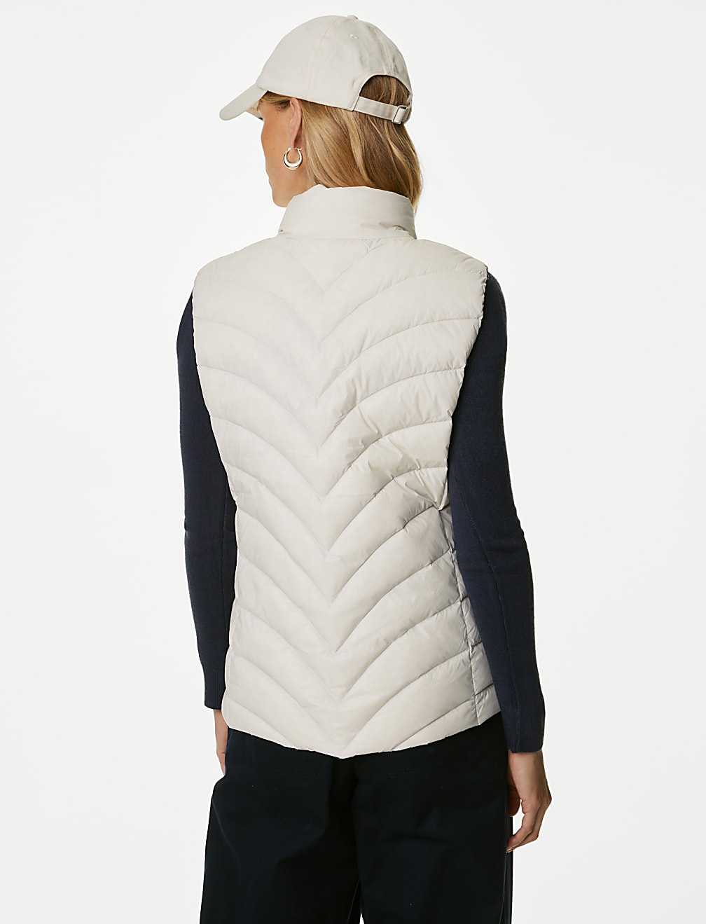 Feather & Down Packaway Puffer Gilet