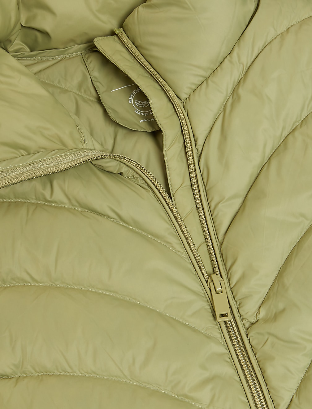 Feather & Down Packaway Puffer Gilet