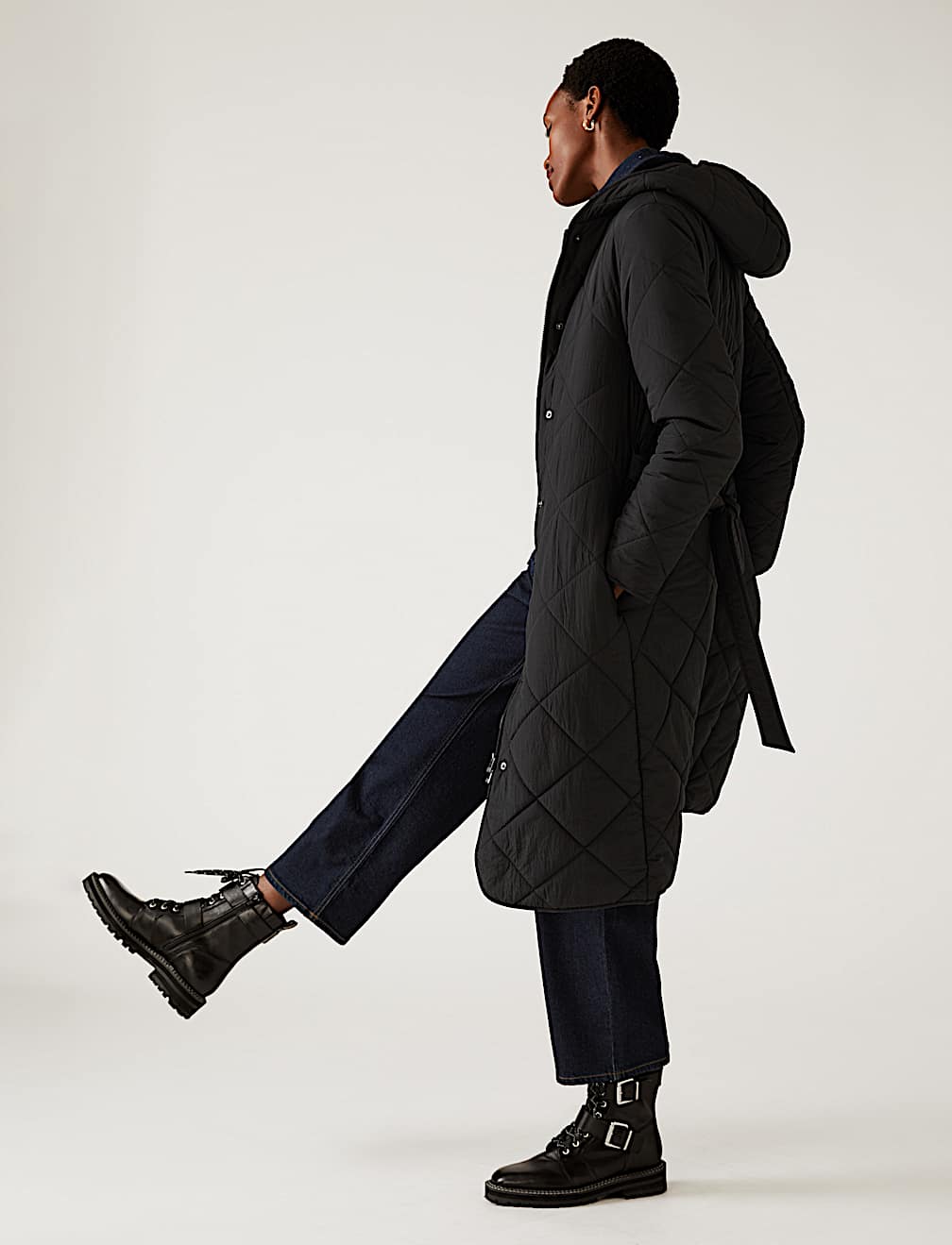 Stormwear&trade; Textured Quilted Puffer Coat