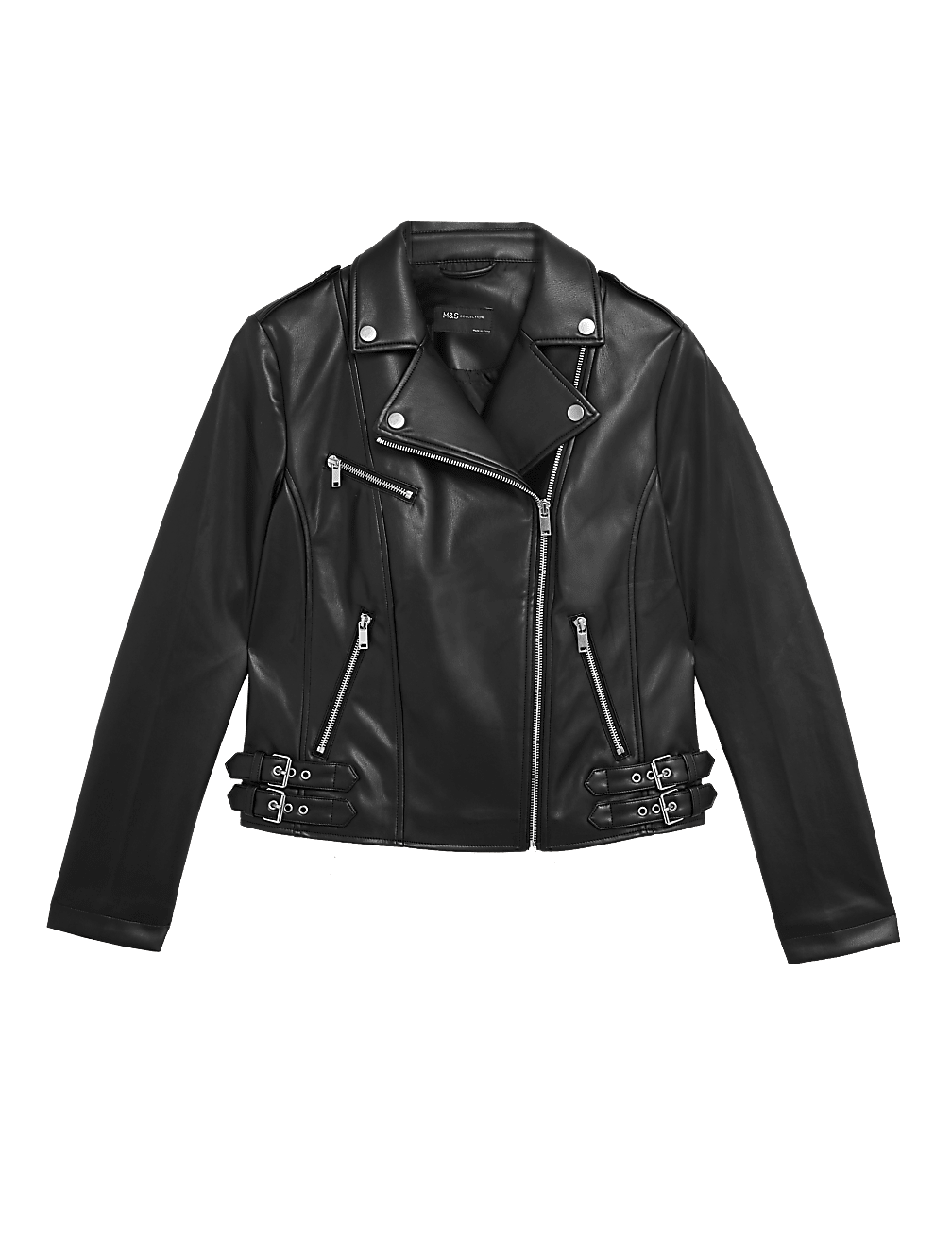Faux Leather Biker Jacket