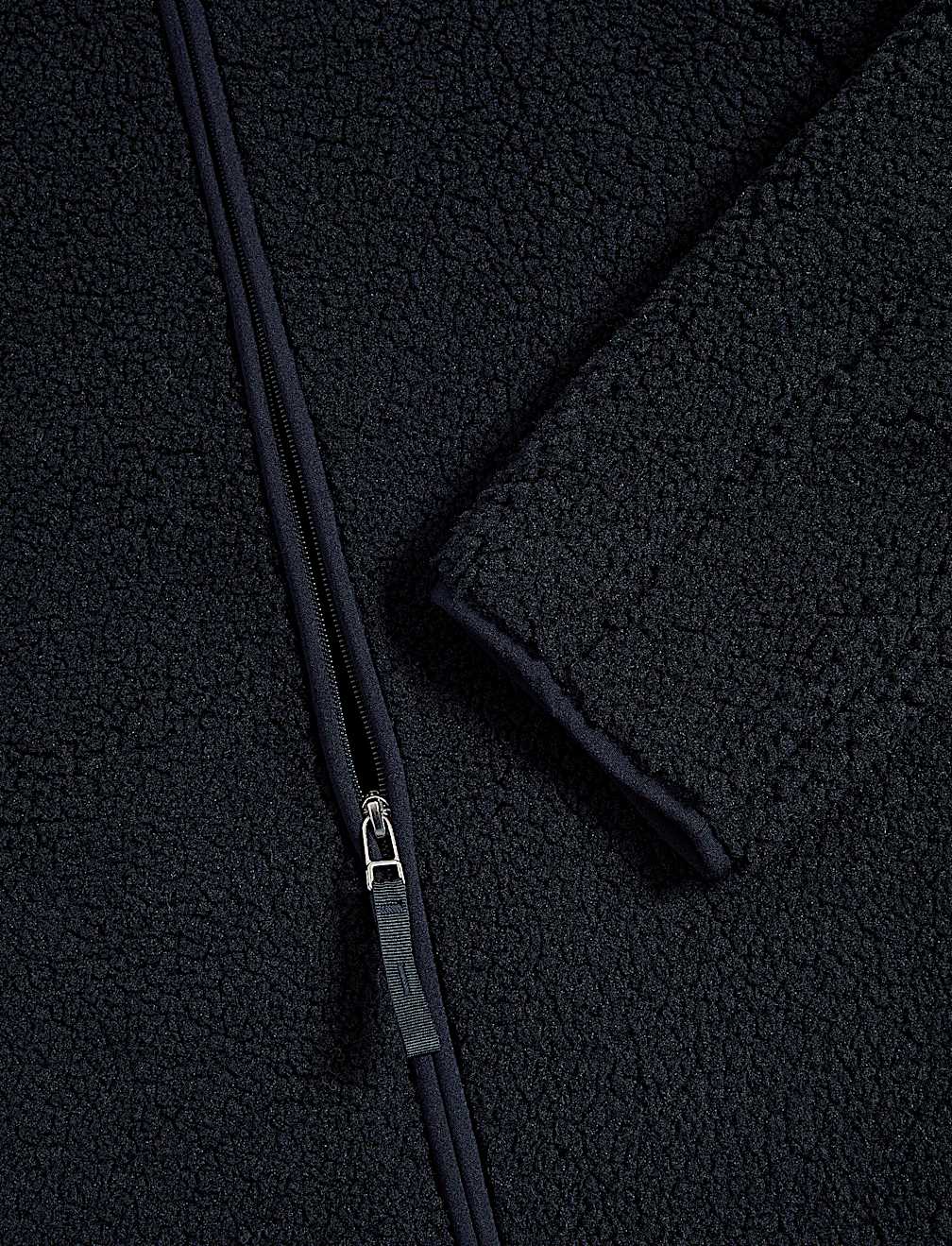 Borg Lightweight Funnel Neck Jacket