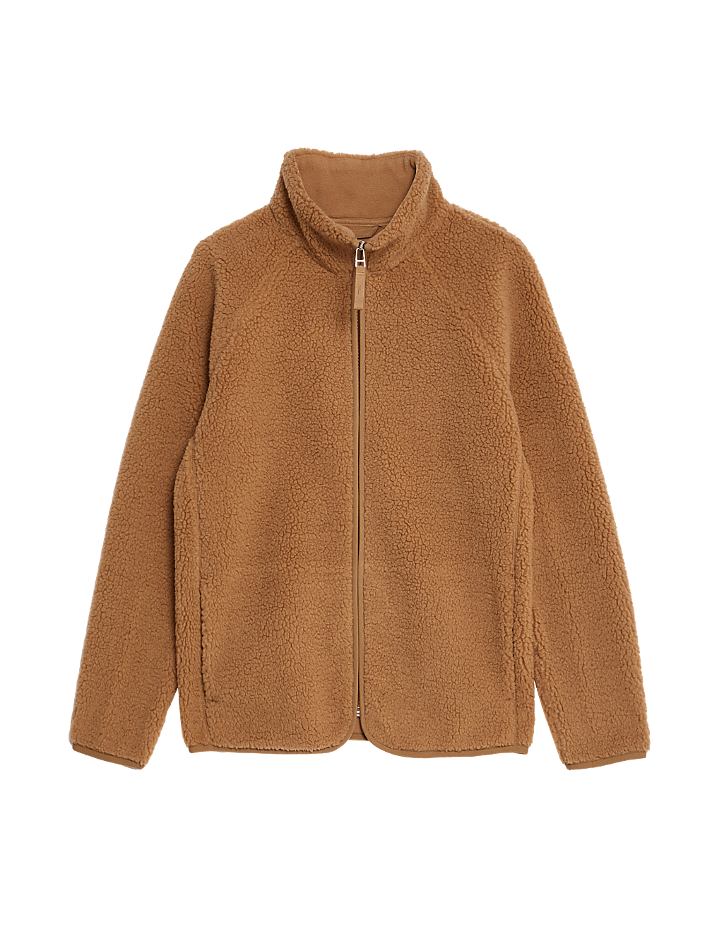 Borg Lightweight Funnel Neck Jacket