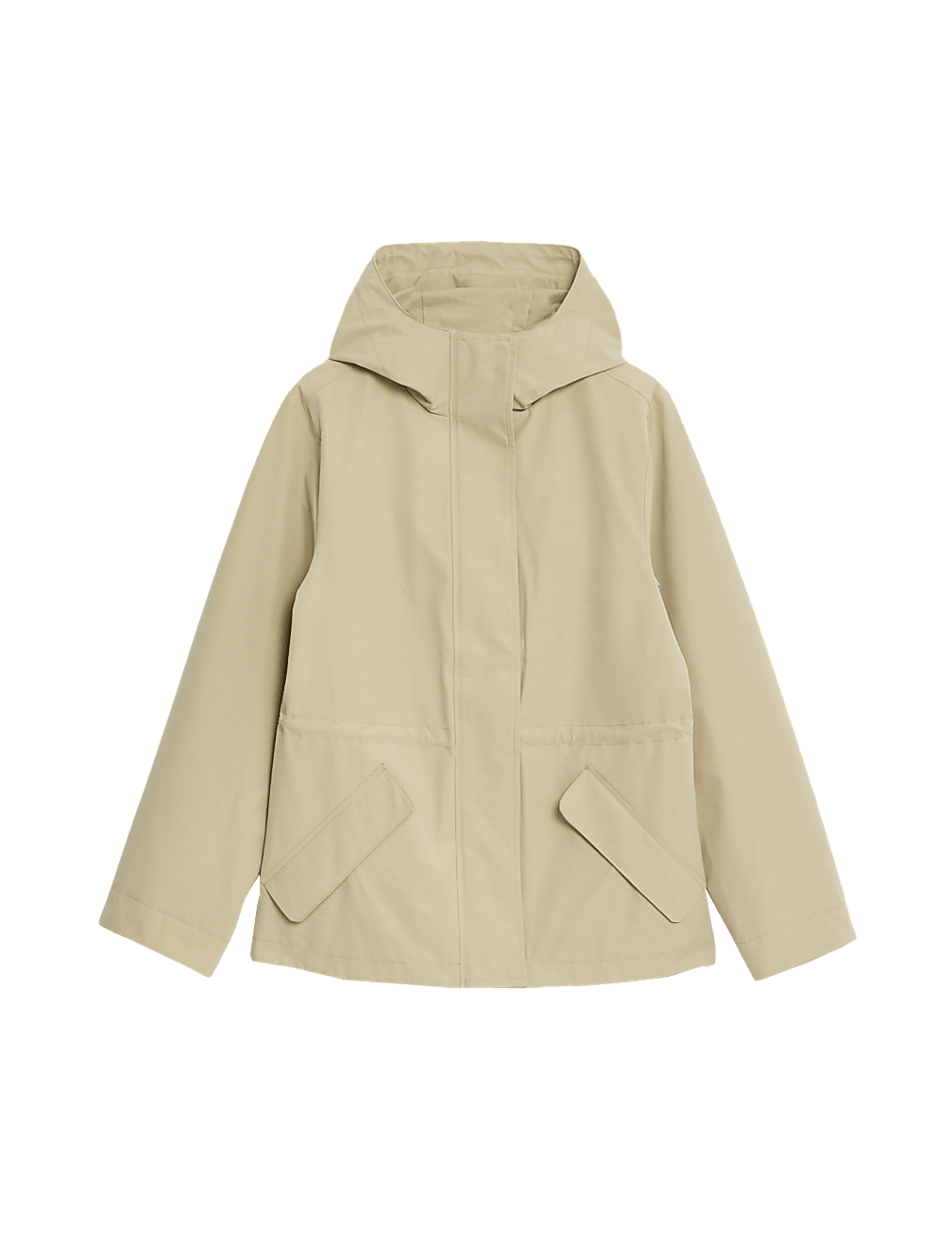 Stormwear™ Hooded Rain Jacket with Cotton