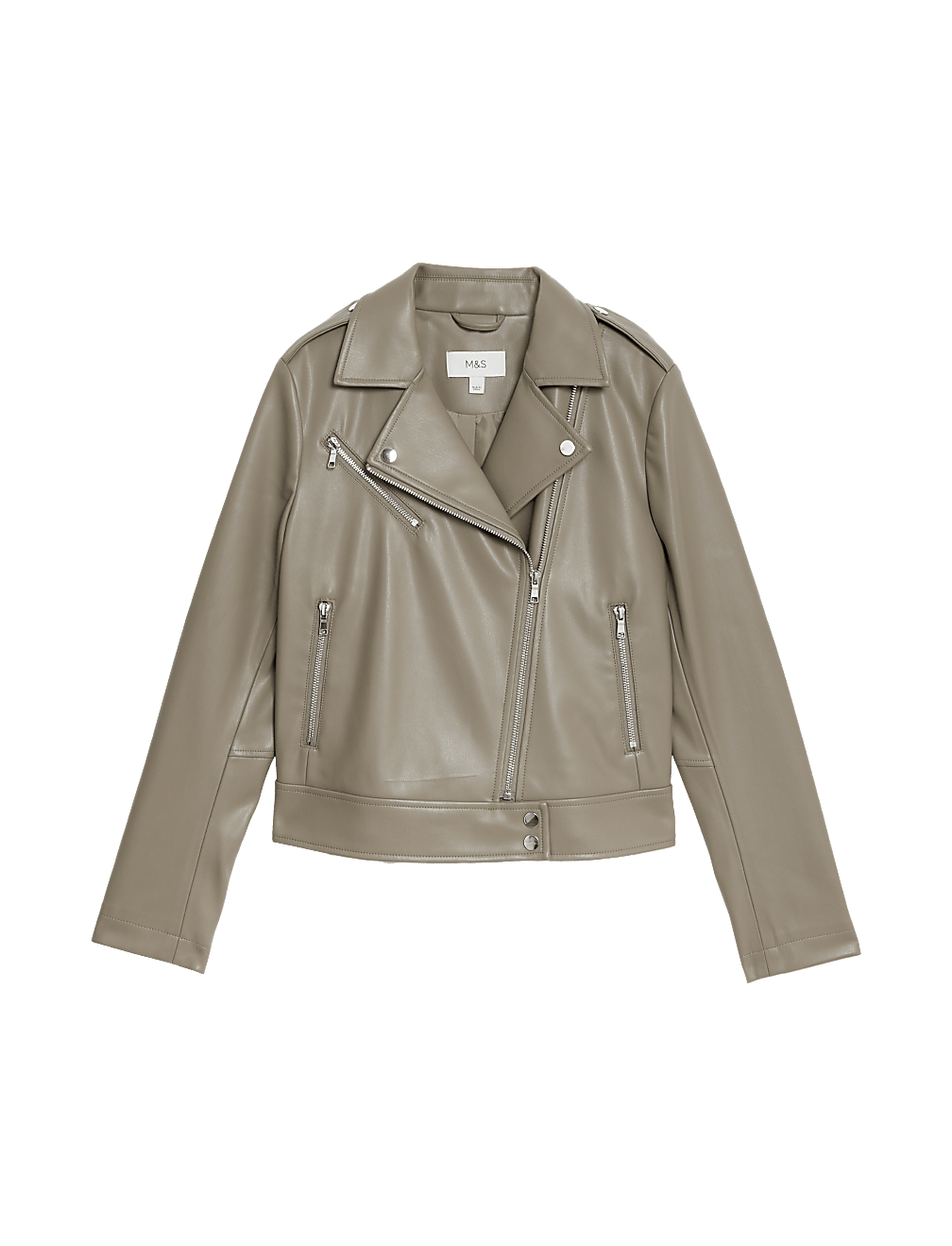 Faux Leather Biker Jacket